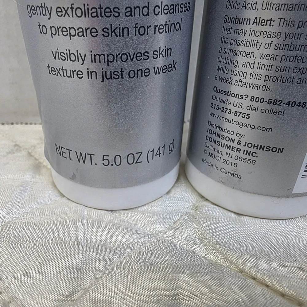 2 Pack - Neutrogena‎ Rapid Wrinkle Repair Prep Cleanser 5 Oz. Each